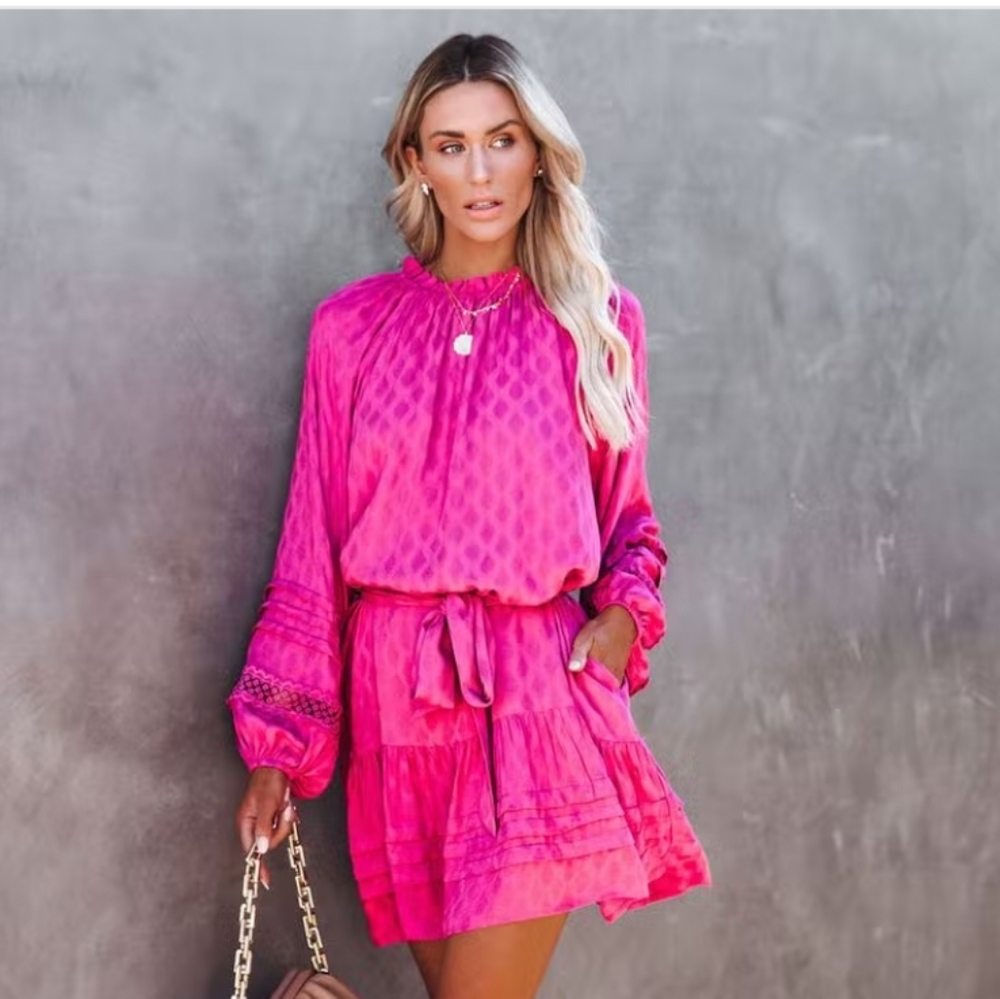 Vici Collection fuchsia dress